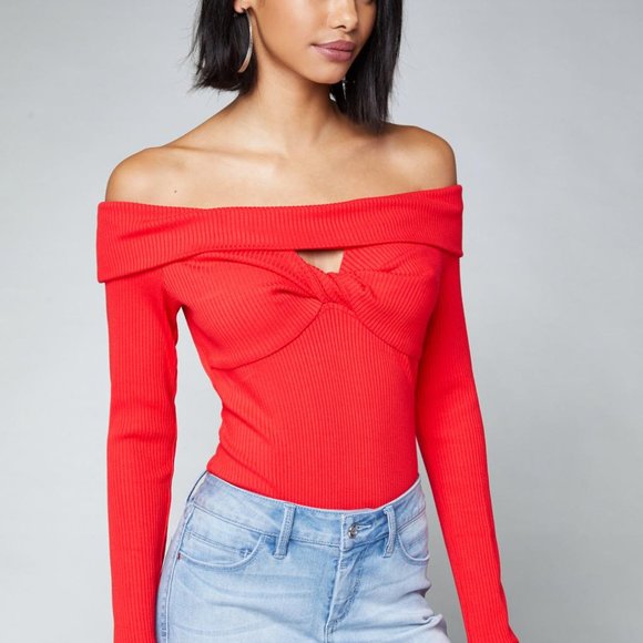 Bebe Roxy Rib Bodysuit - Picture 6 of 7